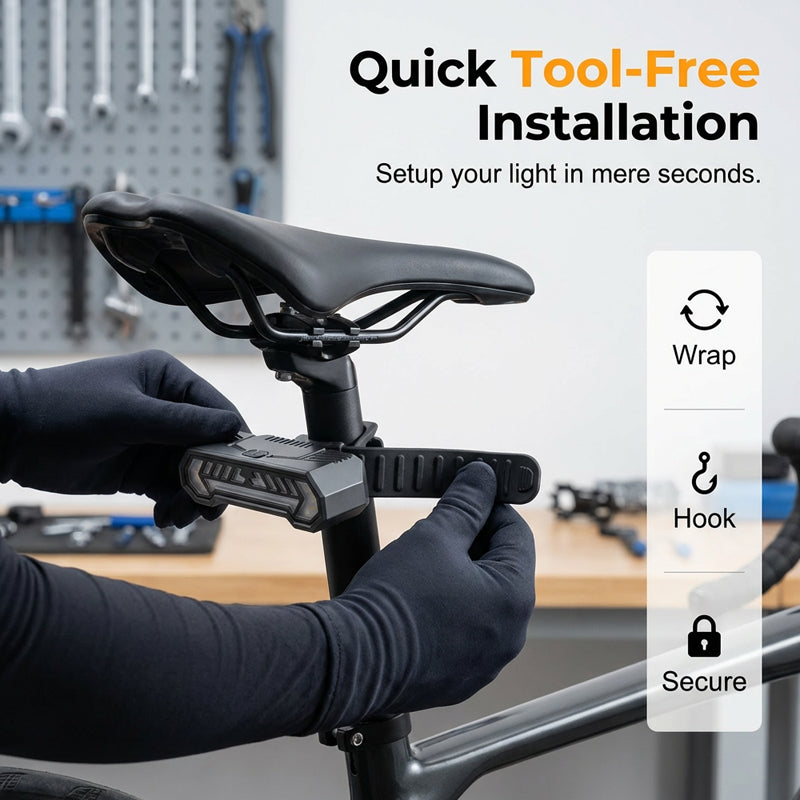 💡🛒 -50%! 🚲 Frecce Posteriori Wireless per Bici – Ricaricabili, Impermeabili e Perfette per Più Sicurezza di Notte.