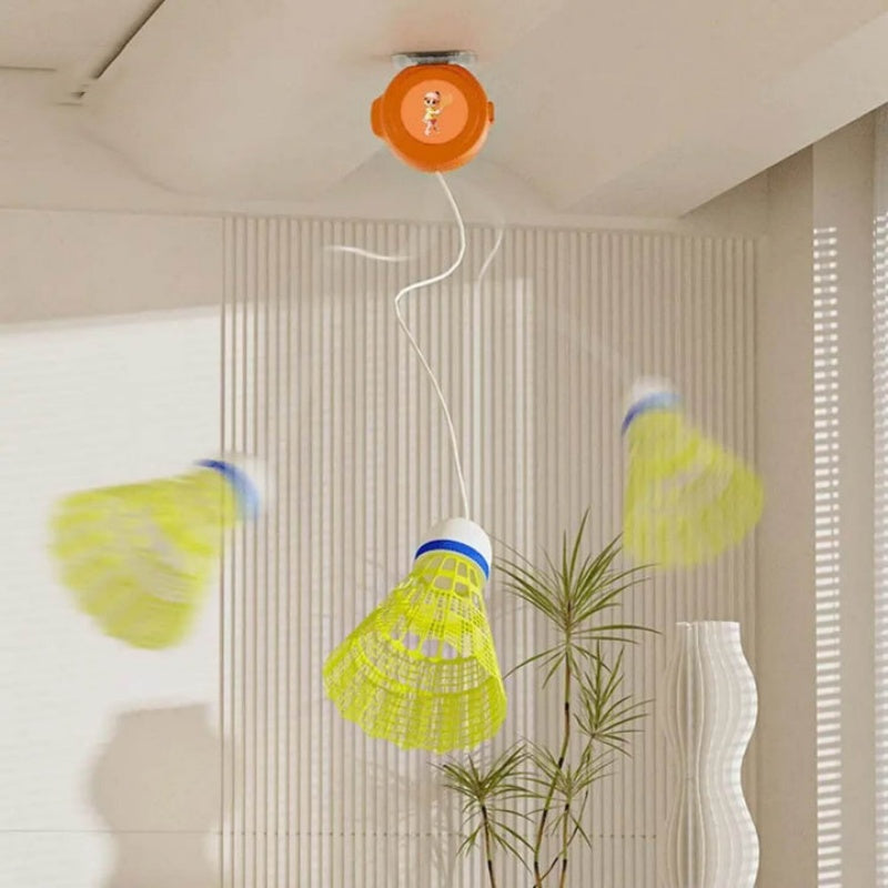 Dispositivo per Allenamento Individuale di Badminton con Volano Luminoso