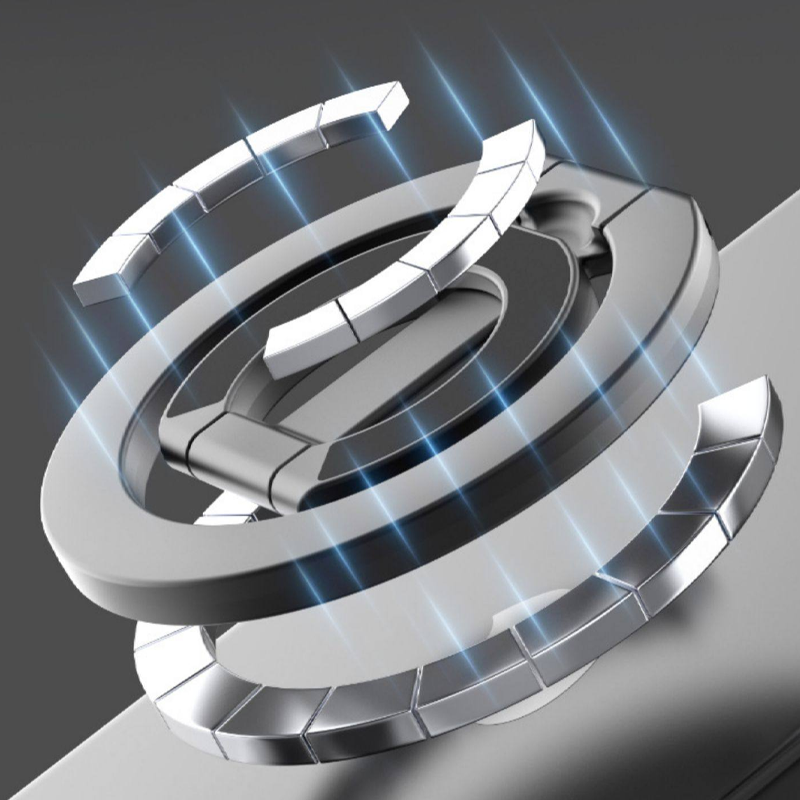 Supporto magnetico a doppio lato con anello e piedistallo