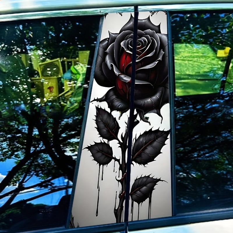 🗕️ SCONTO DEL 50% IN QUESTO MOMENTO! ✨ Set di adesivi decorativi per il montante centrale dell'auto – Lucidissimi, resistenti ai graffi e perfetti per dare un tocco di stile alla tua auto 💎