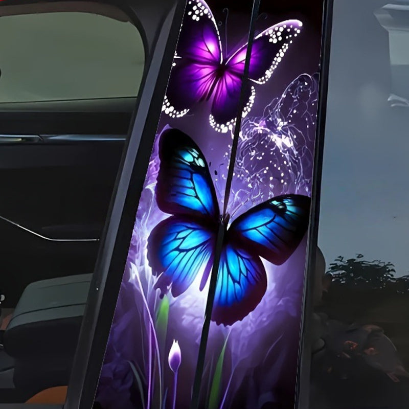 🗕️ SCONTO DEL 50% IN QUESTO MOMENTO! ✨ Set di adesivi decorativi per il montante centrale dell'auto – Lucidissimi, resistenti ai graffi e perfetti per dare un tocco di stile alla tua auto 💎
