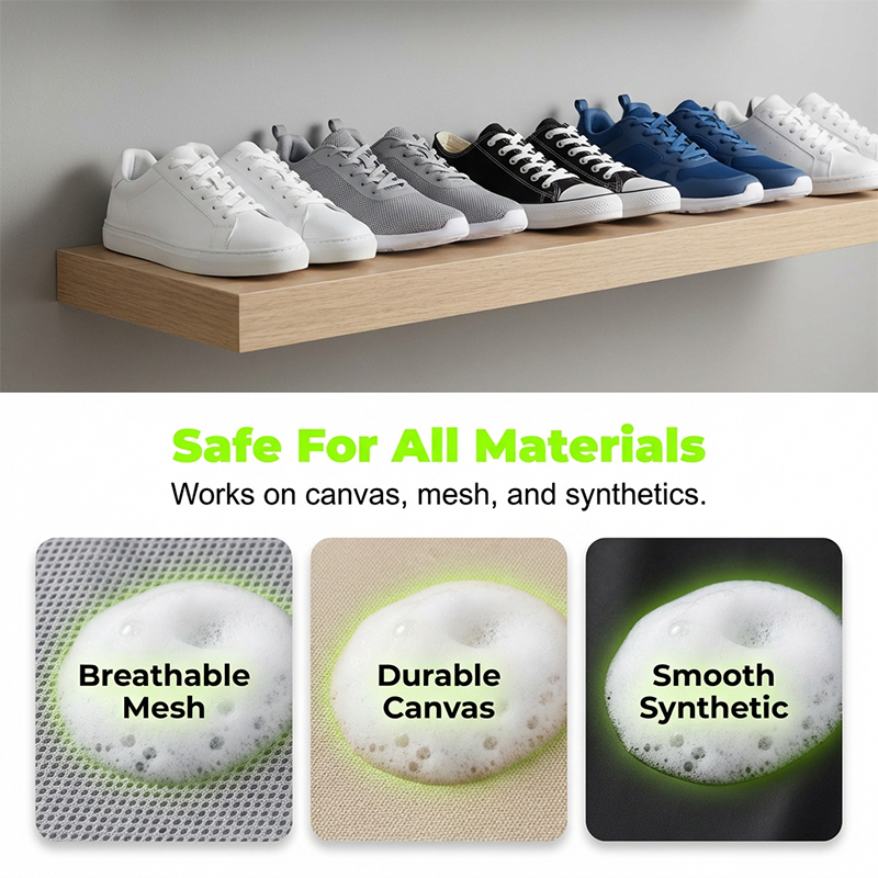 Kit di Pulizia Sneakers Senza Acqua a Schiuma