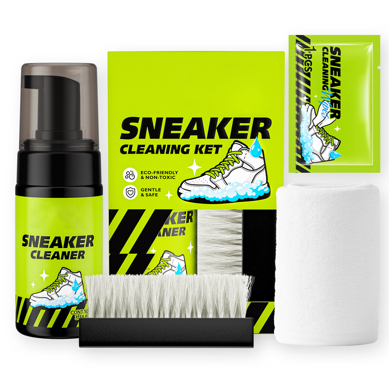 Kit di Pulizia Sneakers Senza Acqua a Schiuma