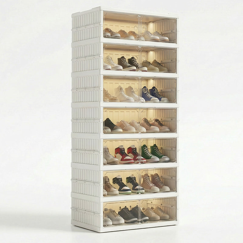 🥾Foldable Installation-Free Shoe Cabinet with Clear Doors