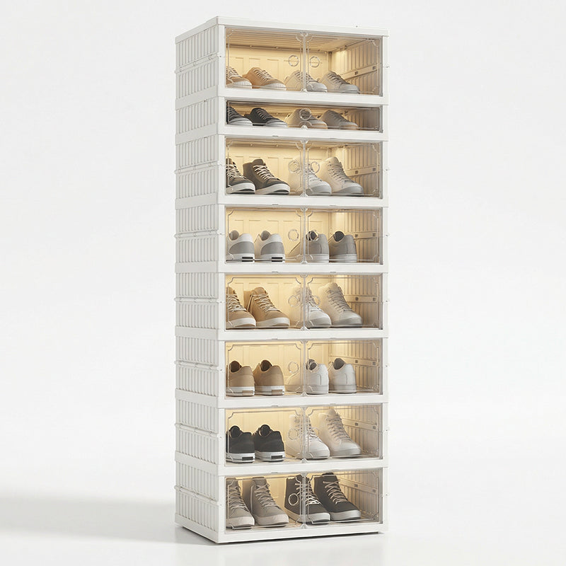 🥾Foldable Installation-Free Shoe Cabinet with Clear Doors