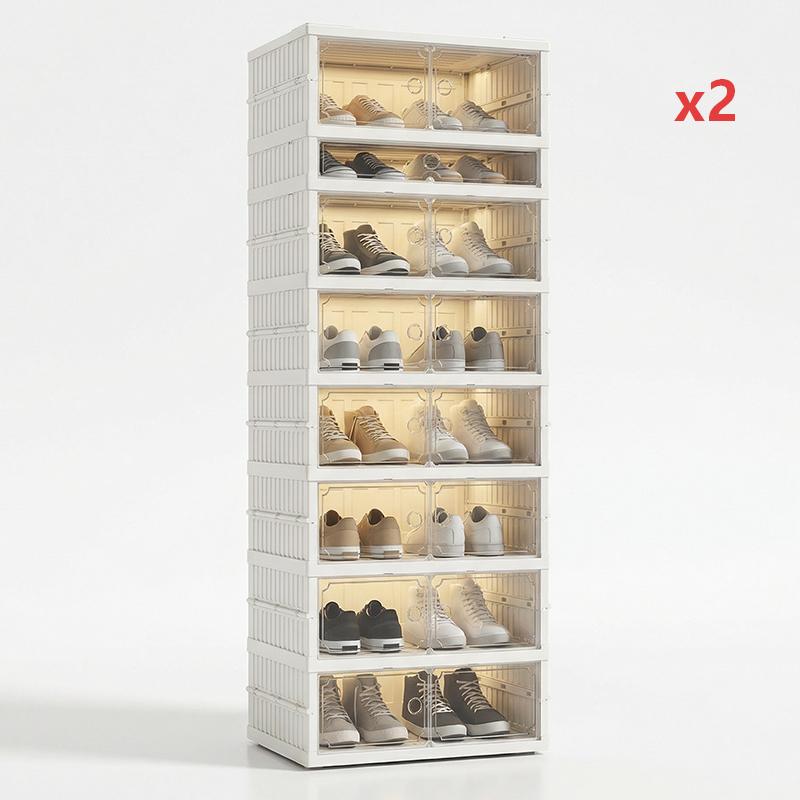 🥾Foldable Installation-Free Shoe Cabinet with Clear Doors