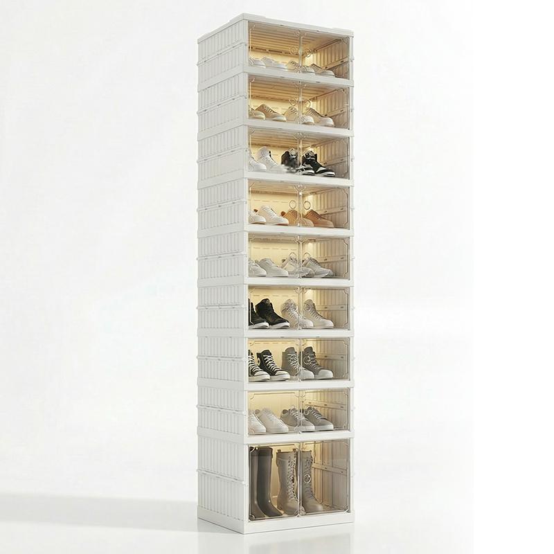 🥾Foldable Installation-Free Shoe Cabinet with Clear Doors