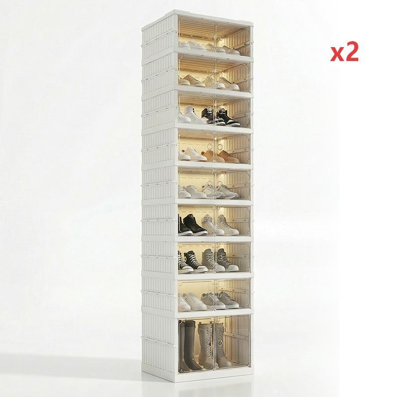 🥾Foldable Installation-Free Shoe Cabinet with Clear Doors