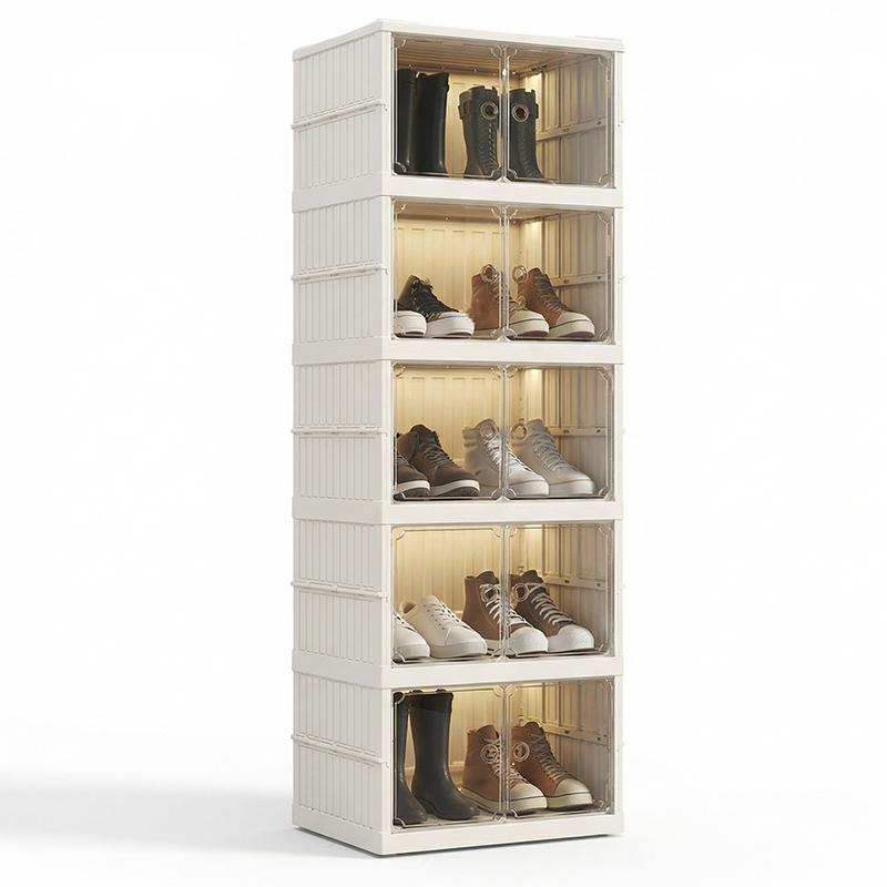 🥾Foldable Installation-Free Shoe Cabinet with Clear Doors