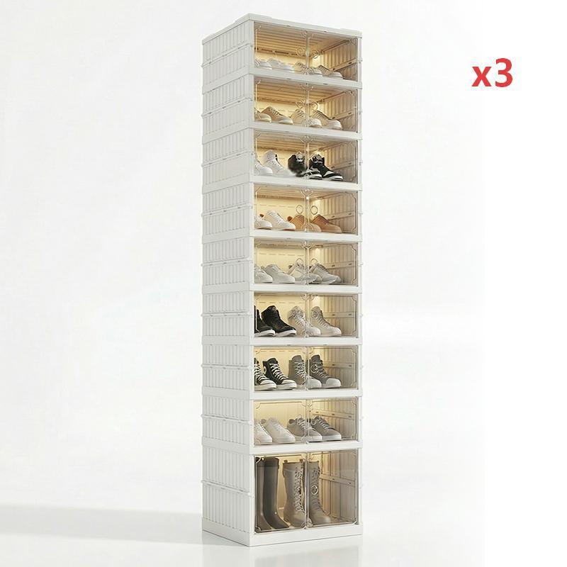 🥾Foldable Installation-Free Shoe Cabinet with Clear Doors