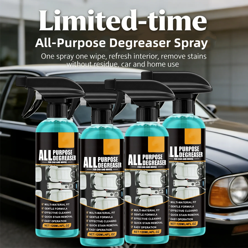 ✨🔥Spray sgrassatore multiuso🧼Elimina le macchie in un secondo! ⚡