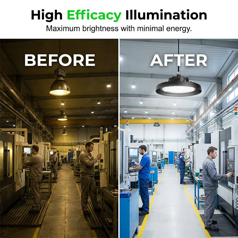 💡 SCONTO 50% ORA! Lampada LED UFO High Bay – 100W, 160lm/W, 220V, per Industria, Magazzino e Grandi Spazi 🏭✨
