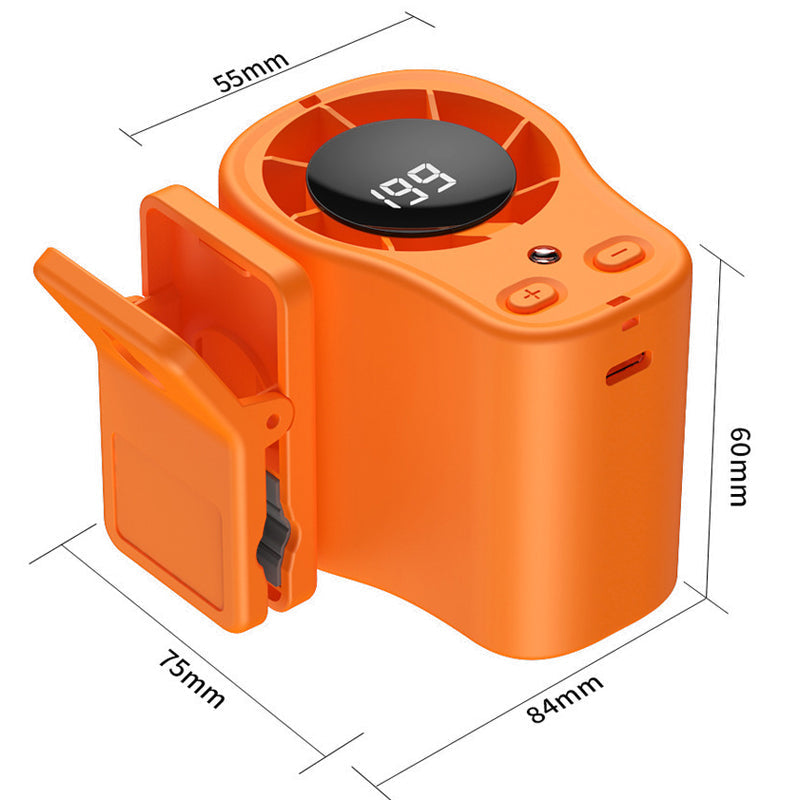 Ventilatore personale a mani libere con display a LED