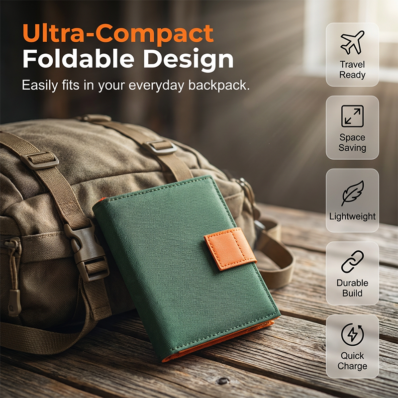 Pannello Solare Portatile con Ricarica USB