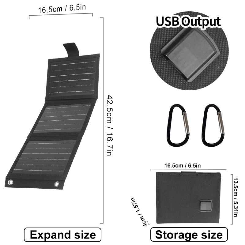 Pannello Solare Portatile con Ricarica USB