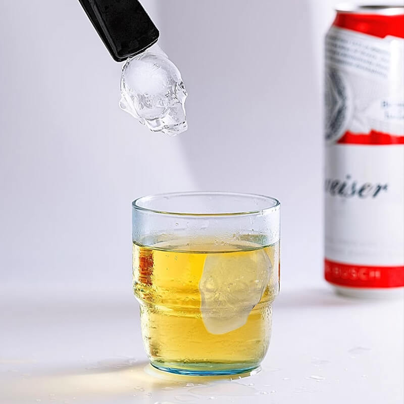 Stampo per Ghiaccio in Silicone a Forma di Teschio – Fai da Te