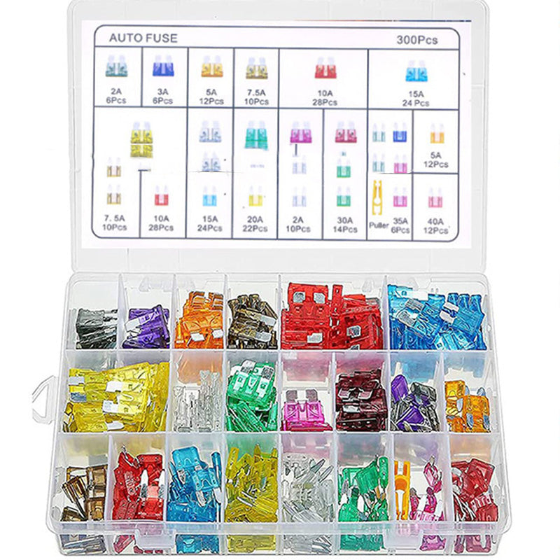 Set di 300 fusibili per auto assortiti
