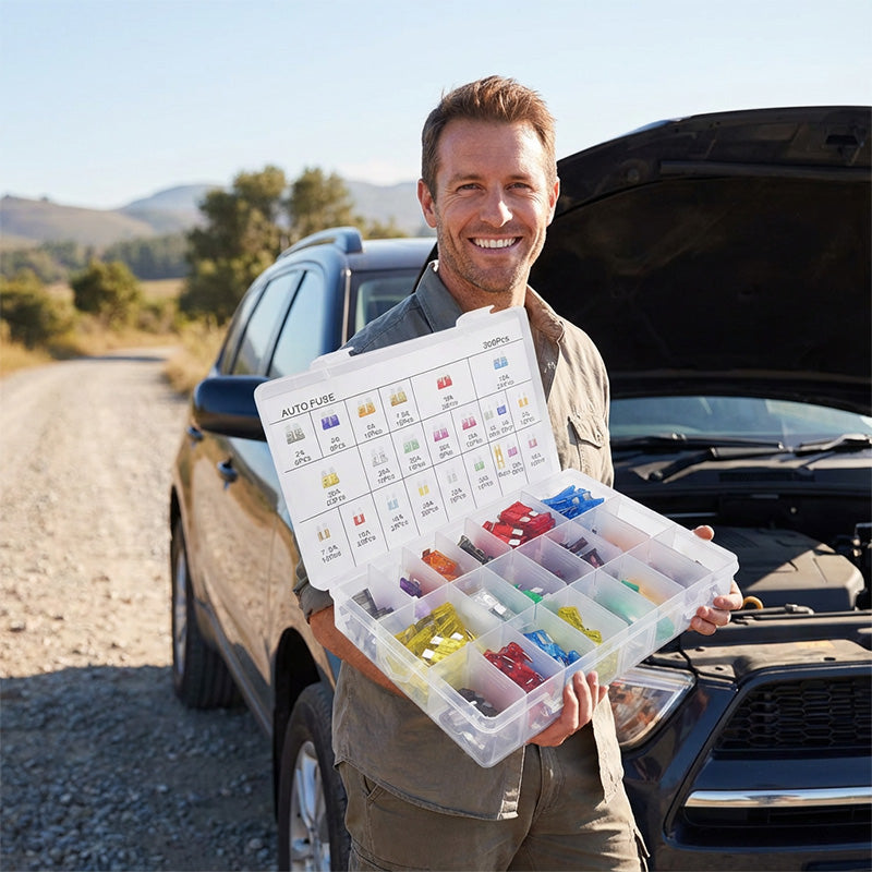 Set di 300 fusibili per auto assortiti