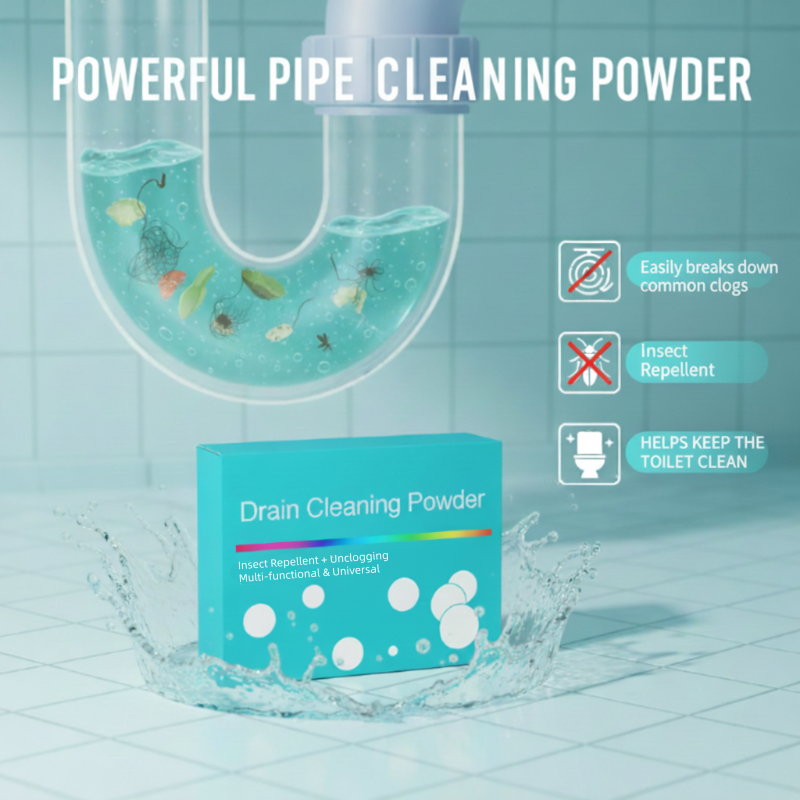 ✨OLTRE 50.000 PEZZI VENDUTI!🚰Polvere sturante tubature con enzimi💧Scioglie capelli e grasso, elimina cattivi odori! Sicura per tutti i tubi domestici, super facile da usare✅