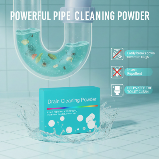 ✨OLTRE 50.000 PEZZI VENDUTI!🚰Polvere sturante tubature con enzimi💧Scioglie capelli e grasso, elimina cattivi odori! Sicura per tutti i tubi domestici, super facile da usare✅