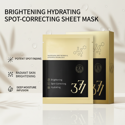 Maschera in tessuto illuminante, idratante e anti-macchie