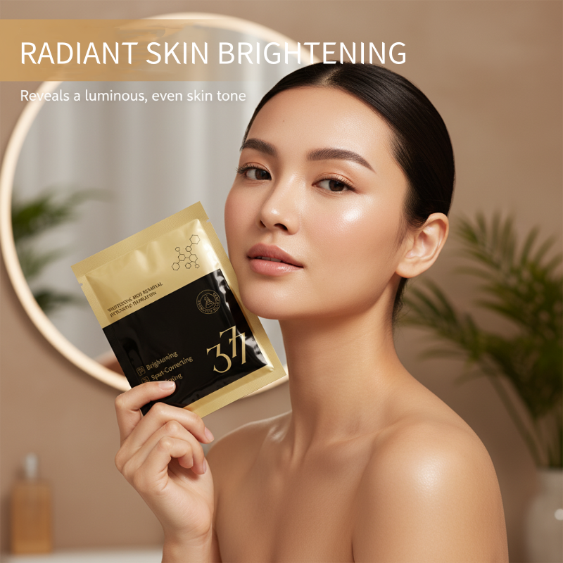 Maschera in tessuto illuminante, idratante e anti-macchie