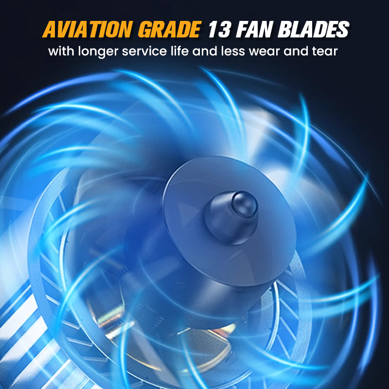 ⏰🔥 OFFERTA LIMITATA: 50% DI SCONTO! 💨 Oltre 50.000 unità vendute! Ventilatore turbo potente, ultraefficiente, compatto e ideale per la casa o l'auto 🚗✨