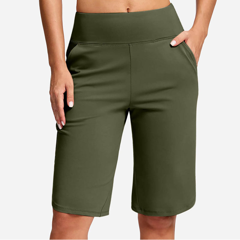 🔥Pantaloncini da yoga a vita alta con tasche per donna – Taglia