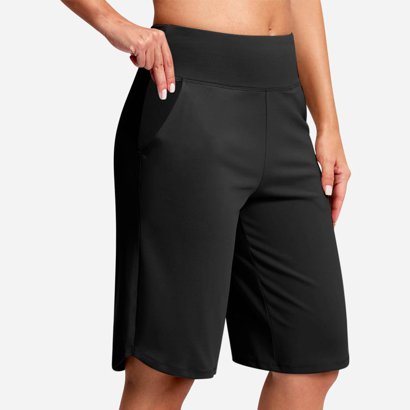 🔥Pantaloncini da yoga a vita alta con tasche per donna – Taglia