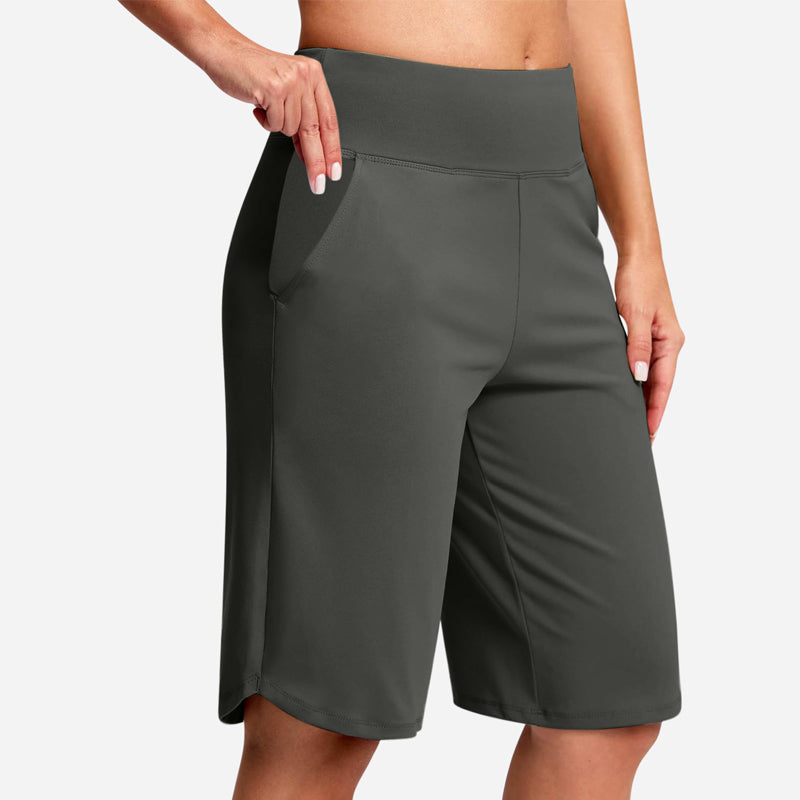 🔥Pantaloncini da yoga a vita alta con tasche per donna – Taglia