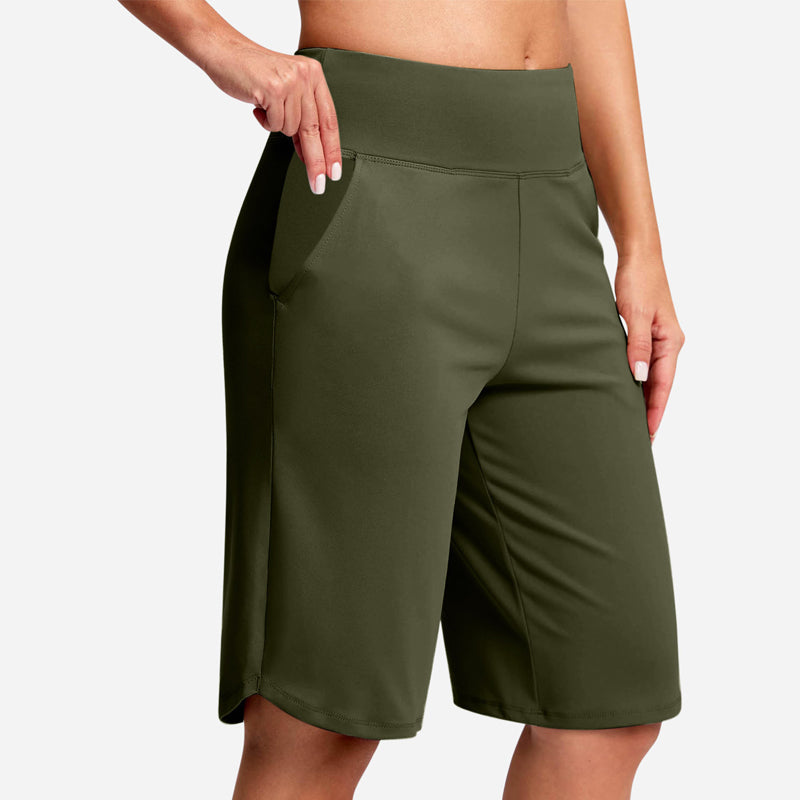 🔥Pantaloncini da yoga a vita alta con tasche per donna – Taglia
