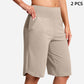 🔥Pantaloncini da yoga a vita alta con tasche per donna – Taglia