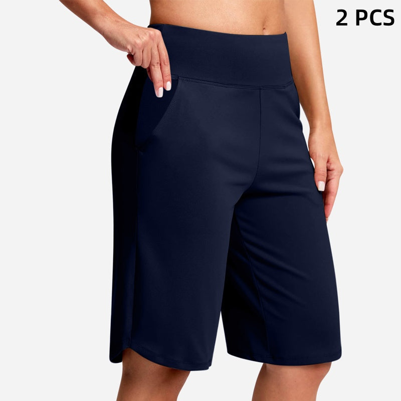 🔥Pantaloncini da yoga a vita alta con tasche per donna – Taglia
