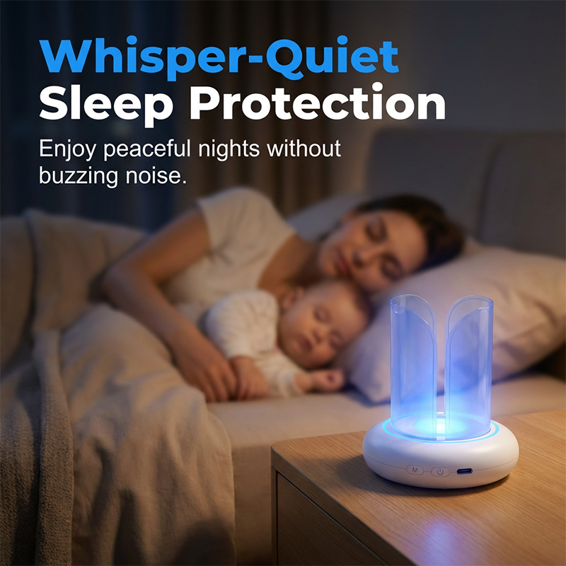 ⏰Ultimo giorno di vendita 50% DI SCONTO 🔥 Lampada trappola 360° a LED UV per zanzare e mosche