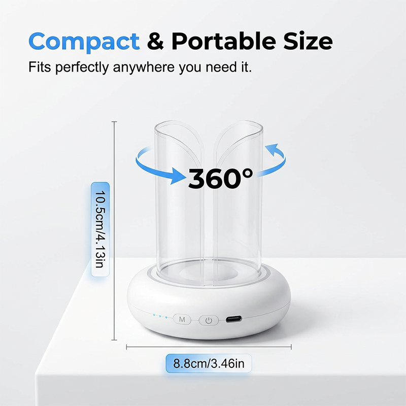 ⏰Ultimo giorno di vendita 50% DI SCONTO 🔥 Lampada trappola 360° a LED UV per zanzare e mosche