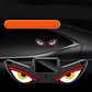 Luce LED Auto Stile Devil Eye ad Energia Solare - Spia di Avvertimento