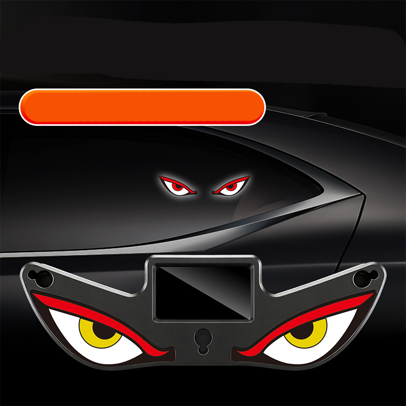 Luce LED Auto Stile Devil Eye ad Energia Solare - Spia di Avvertimento