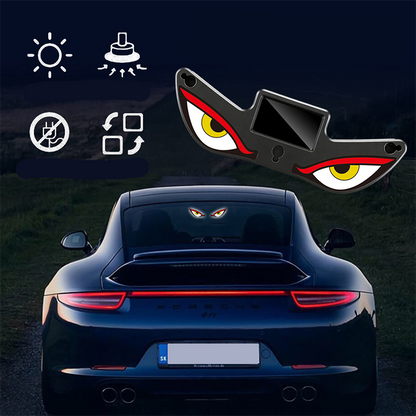 Luce LED Auto Stile Devil Eye ad Energia Solare - Spia di Avvertimento