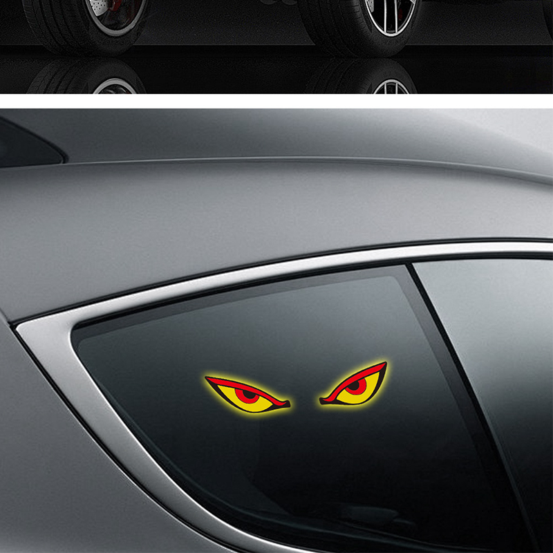 Luce LED Auto Stile Devil Eye ad Energia Solare - Spia di Avvertimento