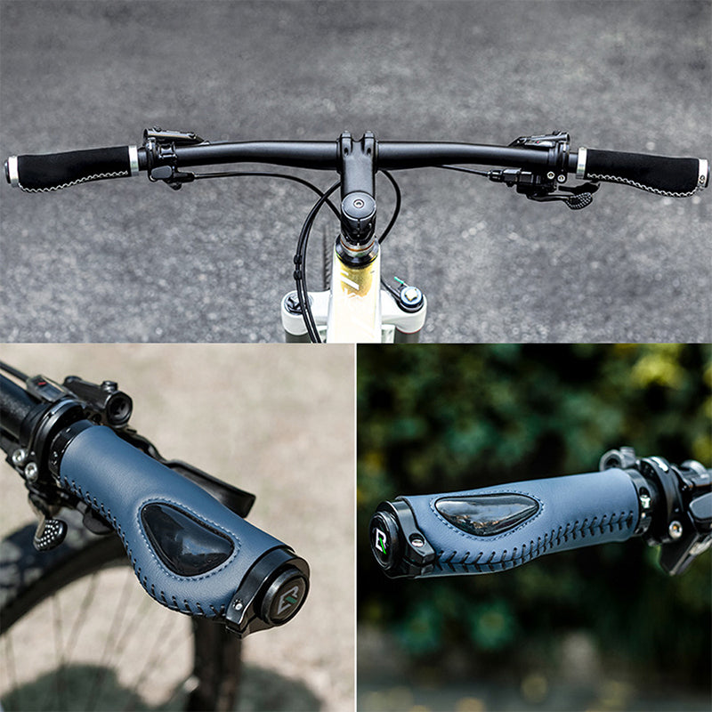 Manopole Bici Ergonomiche con Poggiapalmo