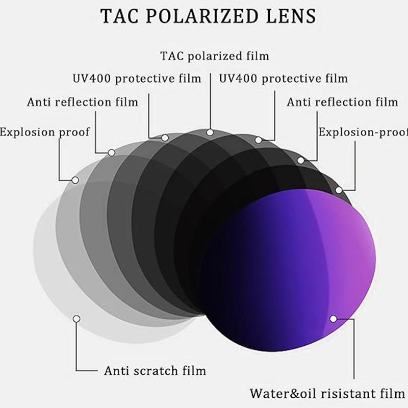 Occhiali da Sole Clip-On Polarizzati e Pieghevoli