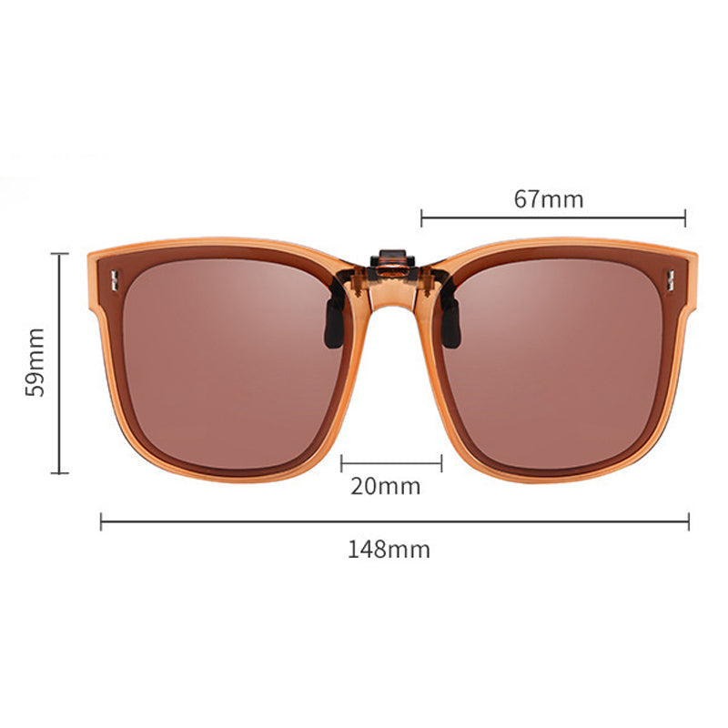 Occhiali da Sole Clip-On Polarizzati e Pieghevoli