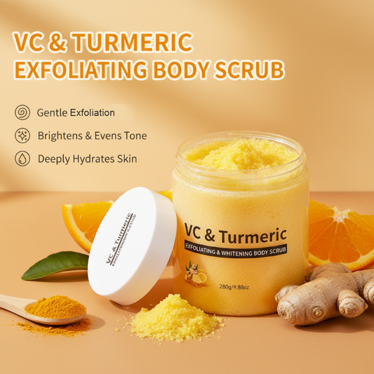 Scrub esfoliante per il corpo alla curcuma e vitamina C