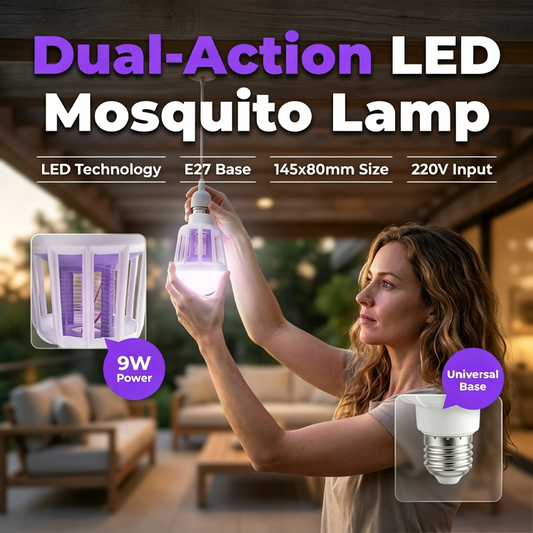 Lampada LED Antizanzare 2-in-1
