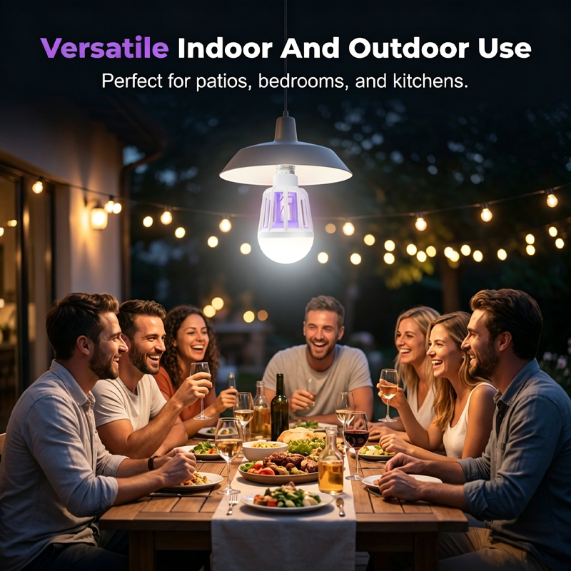 Lampada LED Antizanzare 2-in-1