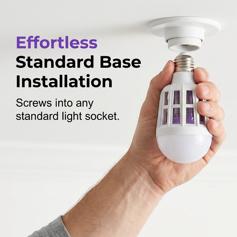 Lampada LED Antizanzare 2-in-1