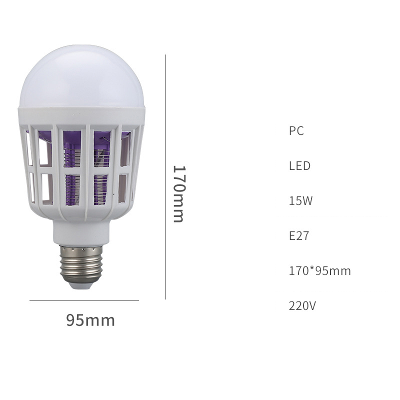 Lampada LED Antizanzare 2-in-1