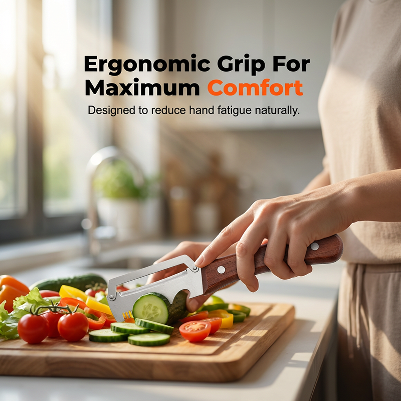 ⏰🔥OFFERTA LIMITATA: 50% DI SCONTO! 🥒 Sbucciatore-affettatore di erba cipollina 3 in 1 – Veloce, efficace e indispensabile in cucina ✨🍴