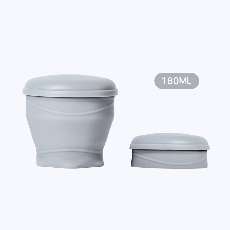 🔥Tazza da viaggio pieghevole in silicone con coperchio
