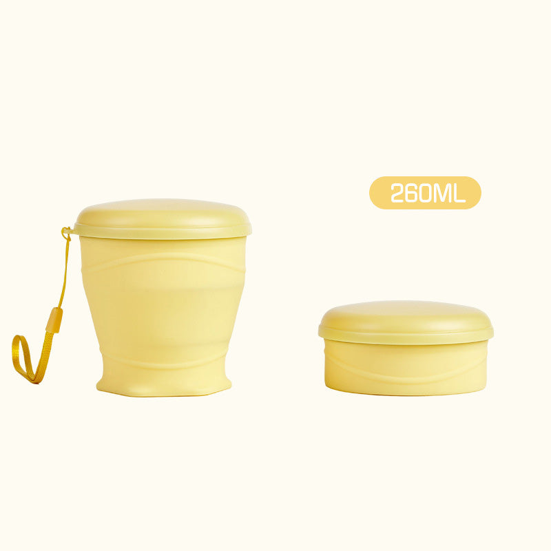 🔥Tazza da viaggio pieghevole in silicone con coperchio